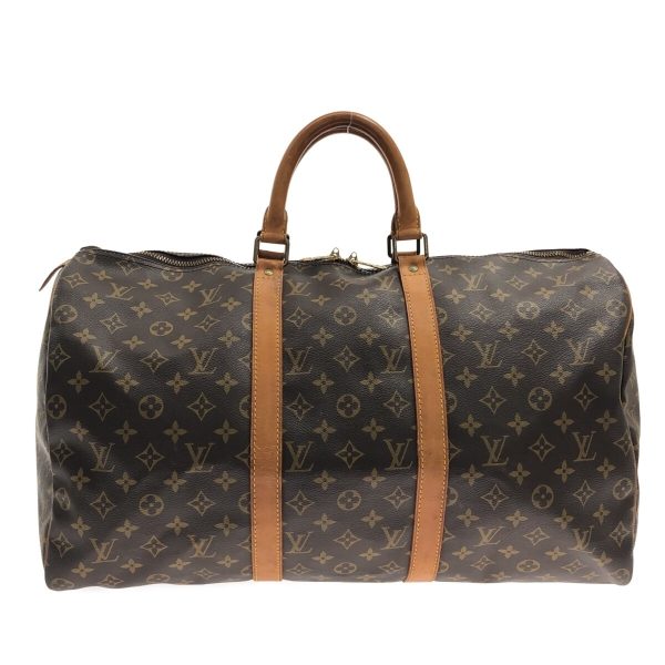 37326175 1 Louis Vuitton Keepall Canvas Monogram Boston Bag Brown