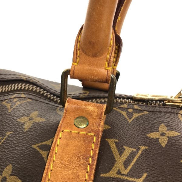 37326175 10 Louis Vuitton Keepall Canvas Monogram Boston Bag Brown