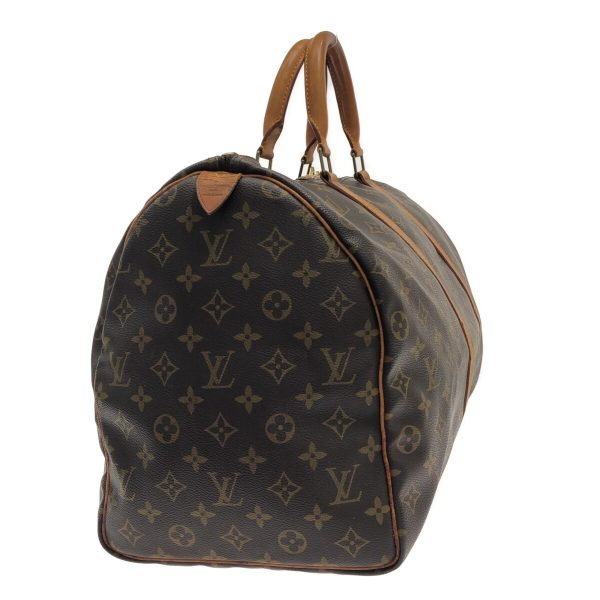 37326175 2 Louis Vuitton Keepall Canvas Monogram Boston Bag Brown