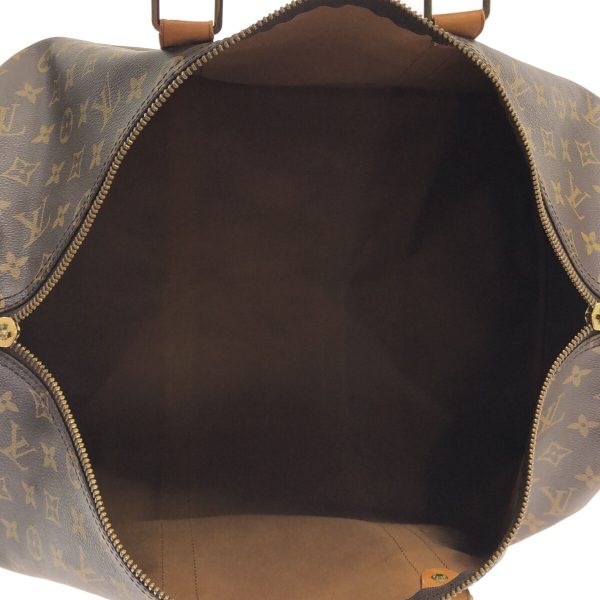 37326175 6 Louis Vuitton Keepall Canvas Monogram Boston Bag Brown