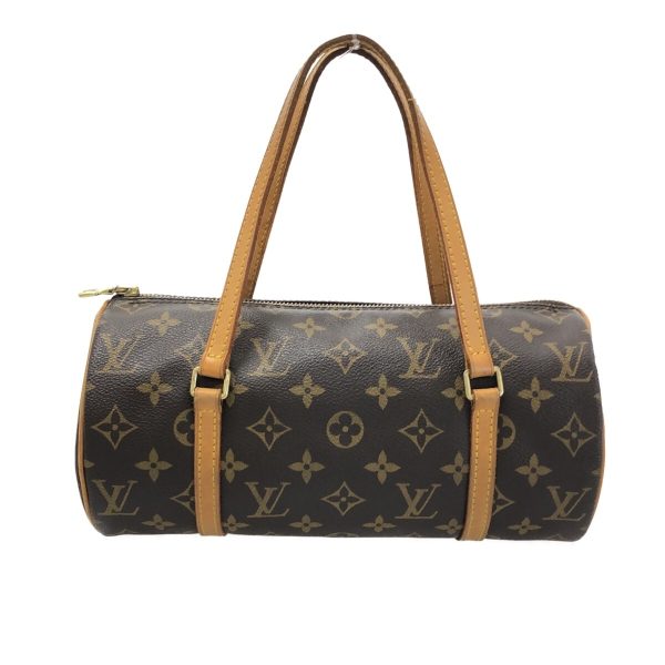 37326215 1 Louis Vuitton Papillon Canvas Monogram Handbag Brown