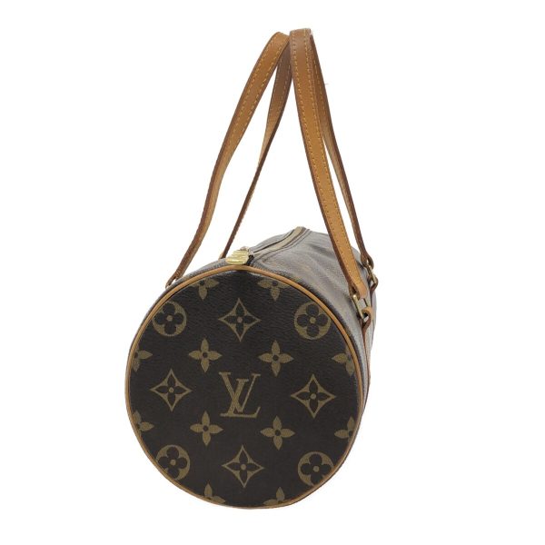 37326215 2 Louis Vuitton Papillon Canvas Monogram Handbag Brown