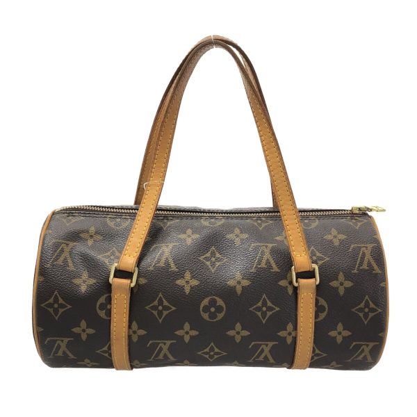 37326215 3 Louis Vuitton Papillon Canvas Monogram Handbag Brown