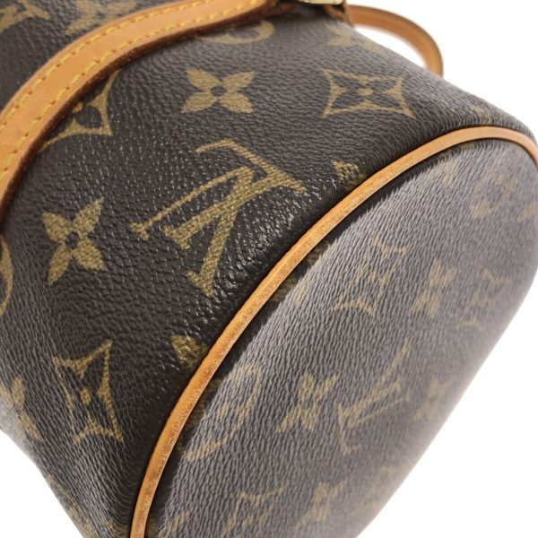 37326215 5 Louis Vuitton Papillon Canvas Monogram Handbag Brown