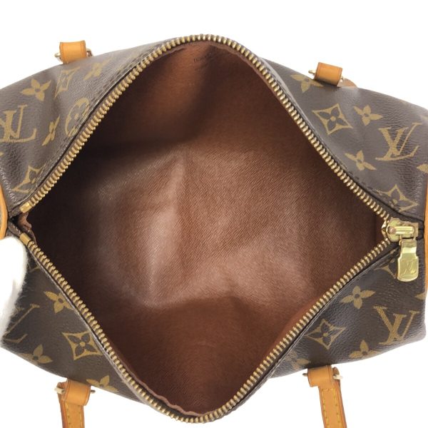 37326215 6 Louis Vuitton Papillon Canvas Monogram Handbag Brown