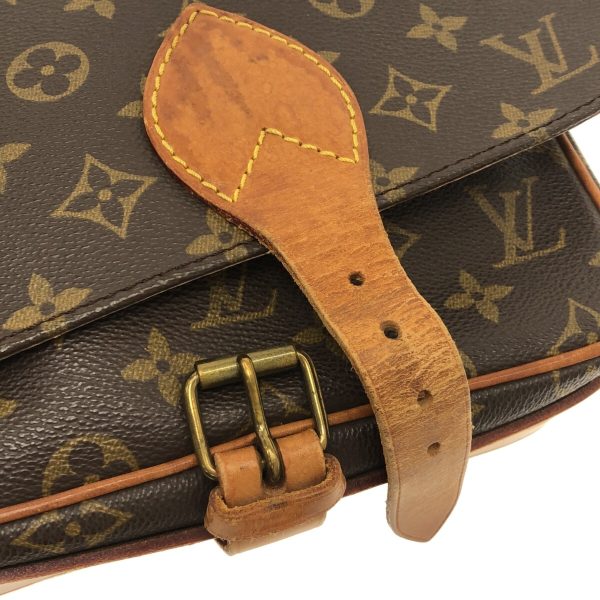 37326216 11 Louis Vuitton Cartesier Canvas Monogram Shoulder Bag Brown