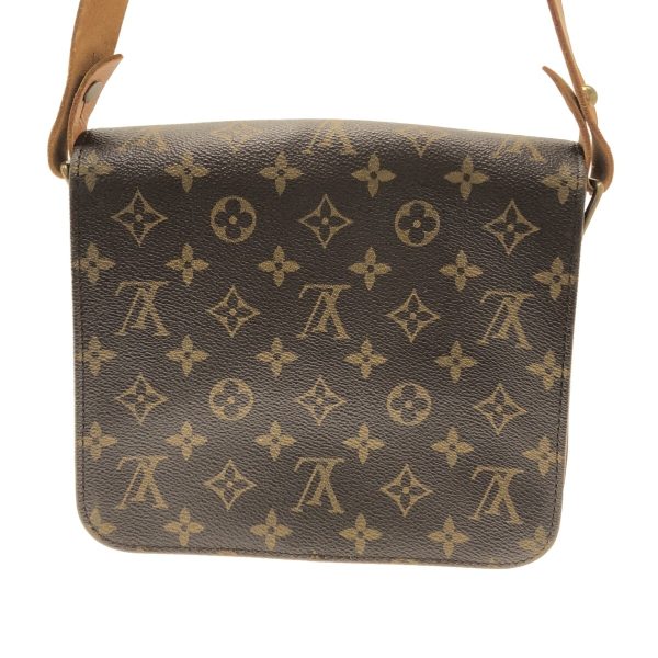 37326216 3 Louis Vuitton Cartesier Canvas Monogram Shoulder Bag Brown