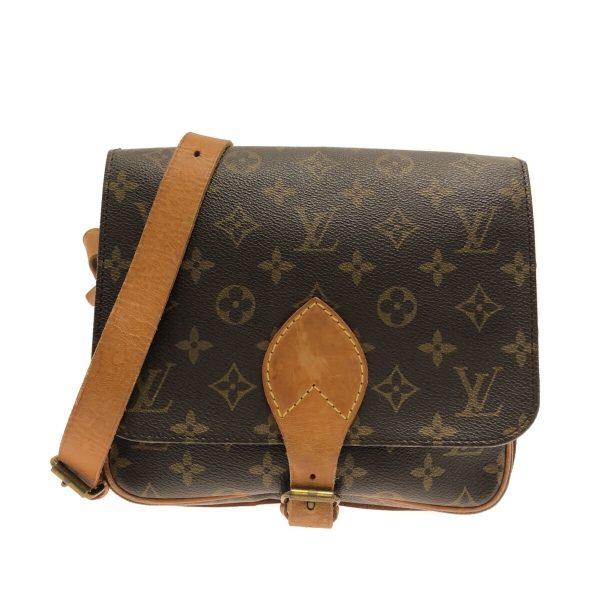 37326236 1 Louis Vuitton Cartesier Canvas Monogram Shoulder Bag Brown