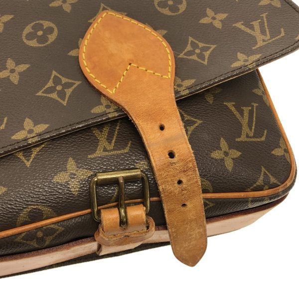 37326236 11 Louis Vuitton Cartesier Canvas Monogram Shoulder Bag Brown