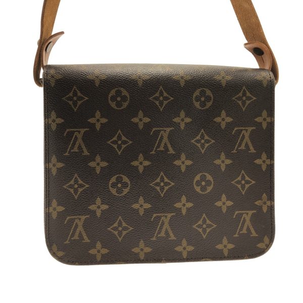 37326236 3 Louis Vuitton Cartesier Canvas Monogram Shoulder Bag Brown