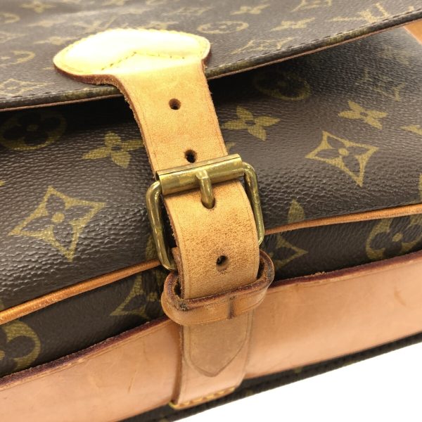 37326238 11 Louis Vuitton Cartesier Canvas Monogram Shoulder Bag Brown