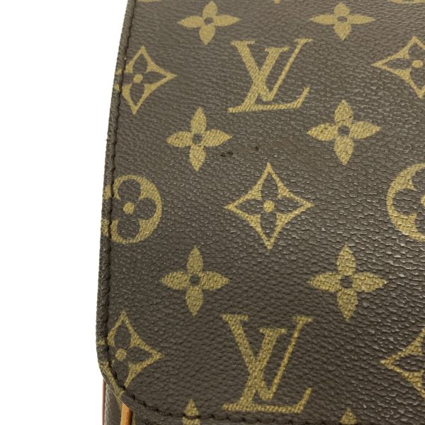 37326238 12 Louis Vuitton Cartesier Canvas Monogram Shoulder Bag Brown