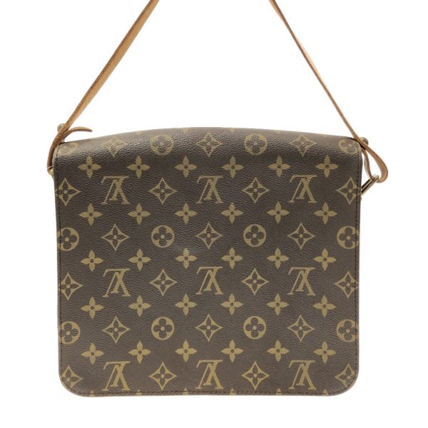 37326238 3 Louis Vuitton Cartesier Canvas Monogram Shoulder Bag Brown