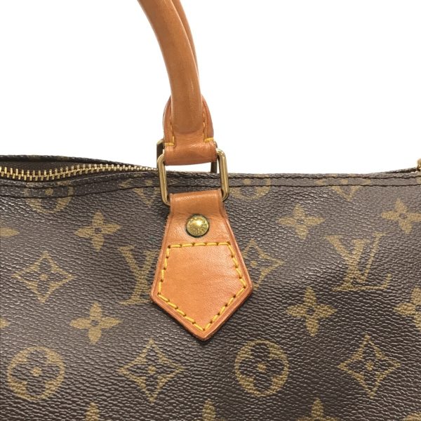 37326249 10 Louis Vuitton Speedy Canvas Monogram Handbag Brown