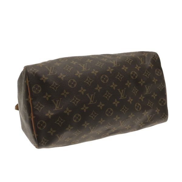 37326249 4 Louis Vuitton Speedy Canvas Monogram Handbag Brown