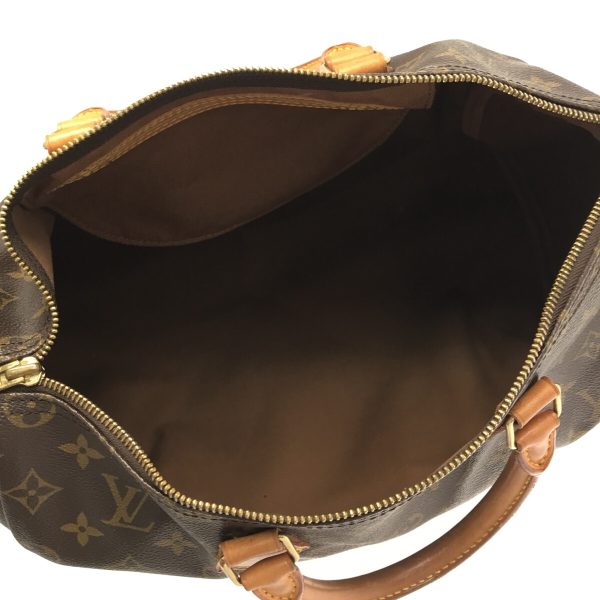 37326249 6 Louis Vuitton Speedy Canvas Monogram Handbag Brown