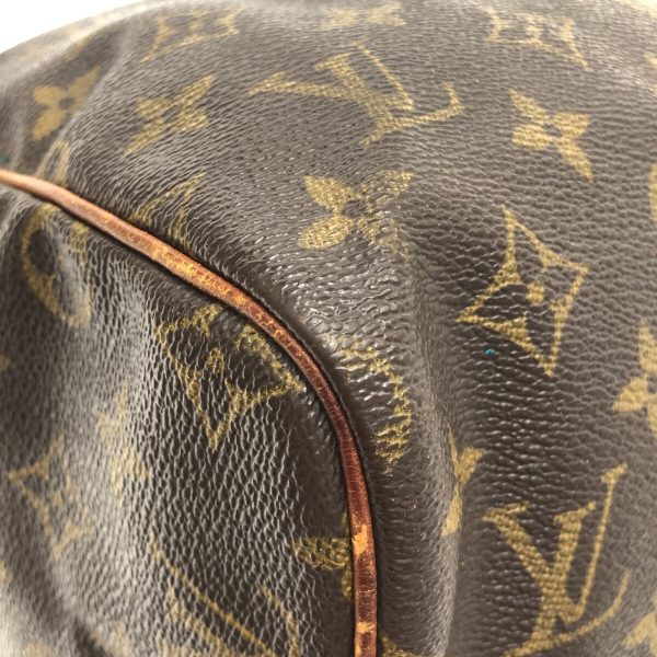 37327427 5 Louis Vuitton Speedy Canvas Monogram Handbag Brown