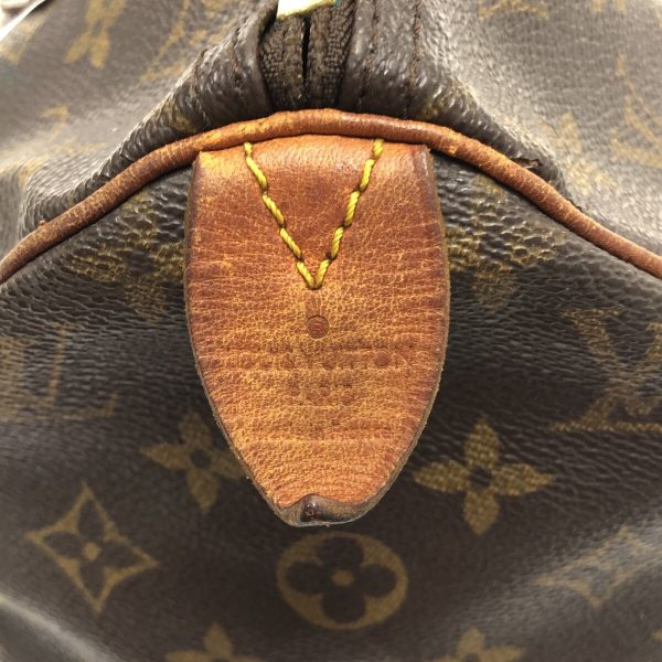 37327427 7 Louis Vuitton Speedy Canvas Monogram Handbag Brown