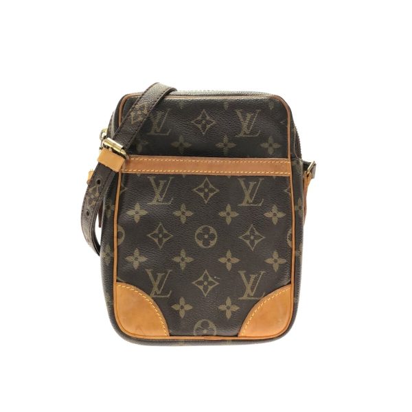 37327973 1 Louis Vuitton Danube Canvas Monogram Shoulder Bag Brown