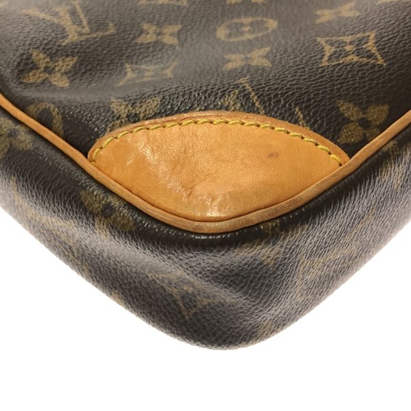 37327973 5 Louis Vuitton Danube Canvas Monogram Shoulder Bag Brown