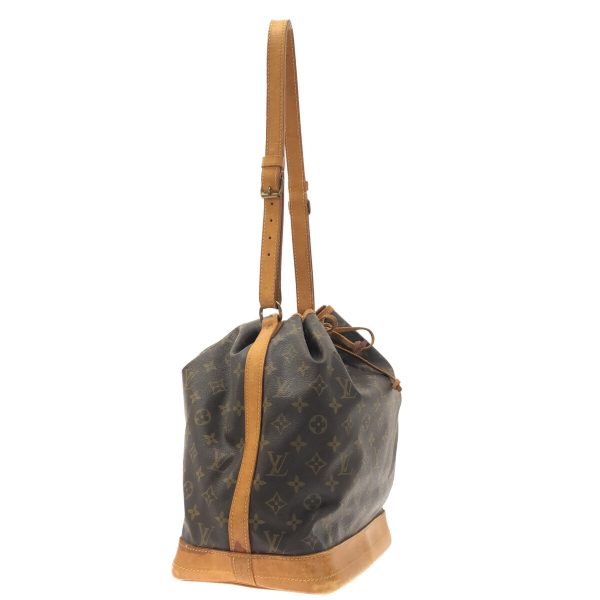 37328079 2 Louis Vuitton Noe Canvas Monogram Shoulder Bag Brown