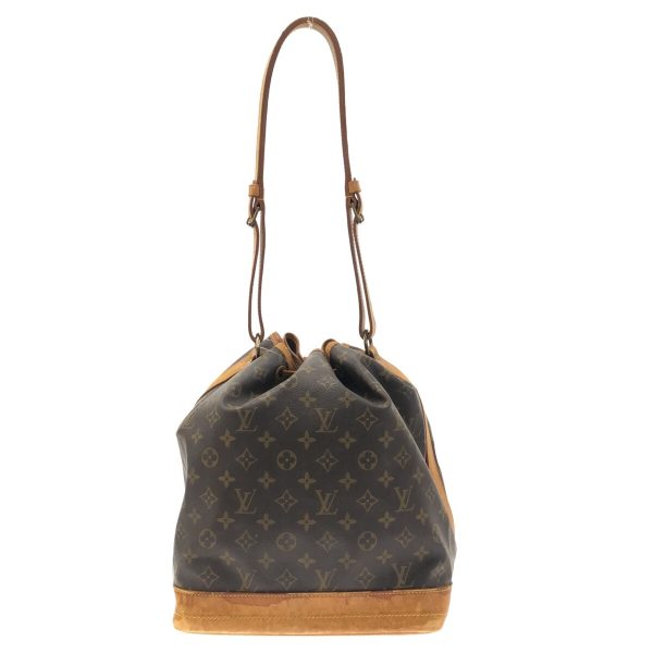 37328079 3 Louis Vuitton Noe Canvas Monogram Shoulder Bag Brown