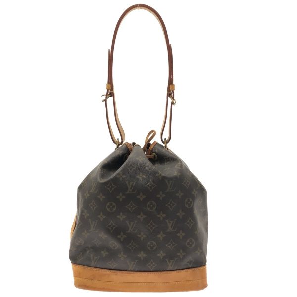 37328085 3 Louis Vuitton Noe Canvas Monogram Shoulder Bag Brown