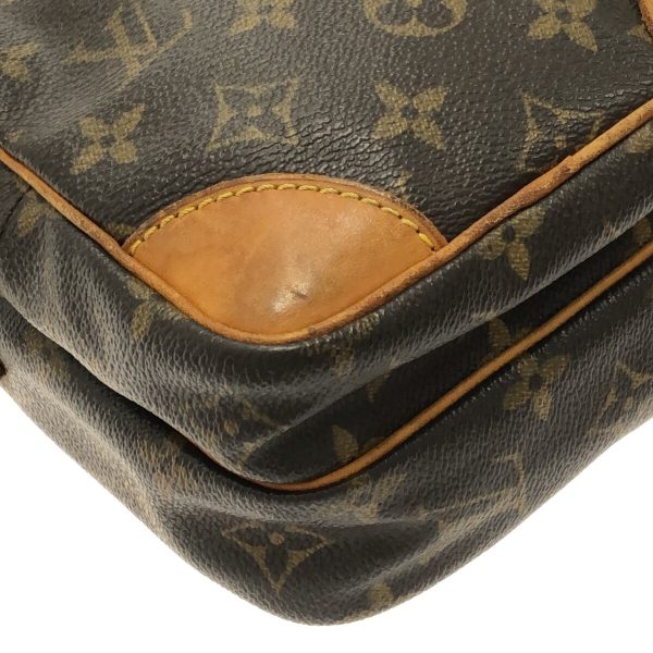 37328114 5 Louis Vuitton Amazon Canvas Monogram Shoulder Bag Brown