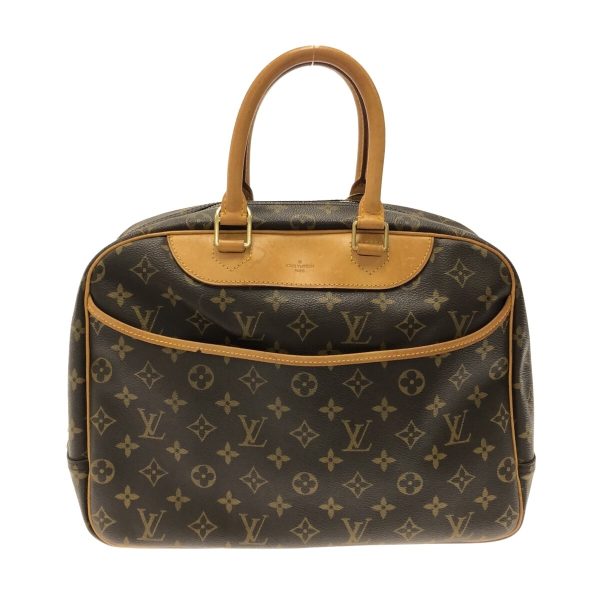 37328129 1 Louis Vuitton Deauville Canvas Monogram Handbag Brown