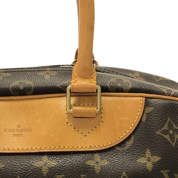 37328129 10 Louis Vuitton Deauville Canvas Monogram Handbag Brown