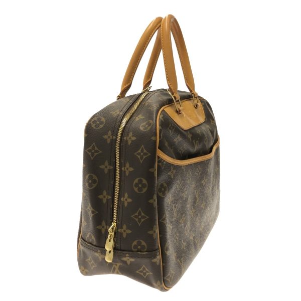 37328129 2 Louis Vuitton Deauville Canvas Monogram Handbag Brown