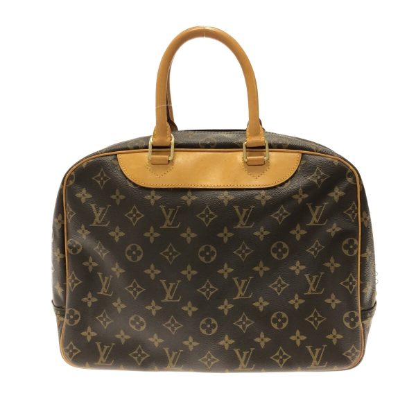 37328129 3 Louis Vuitton Deauville Canvas Monogram Handbag Brown