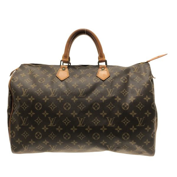 37328297 1 Louis Vuitton Speedy Canvas Monogram Handbag Brown