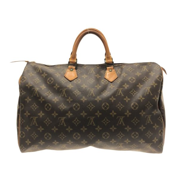 37328297 3 Louis Vuitton Speedy Canvas Monogram Handbag Brown