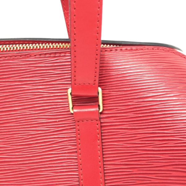 37328862 10 Louis Vuitton Souflot Leather Handbag Castilian Red