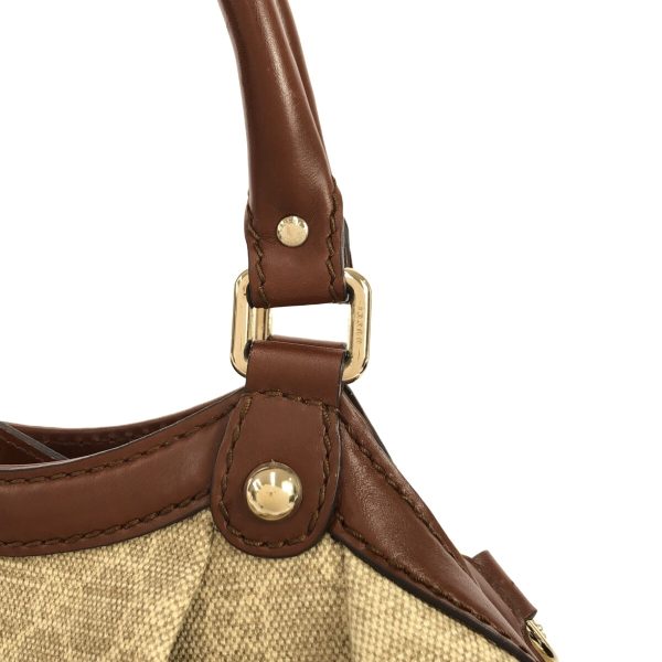 37341031 9 Gucci GG Sookie Handbag Beige Dark Brown Canvas