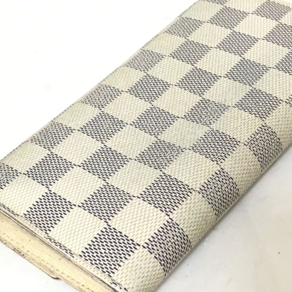 37341255 11 Louis Vuitton Portefeuille Sala Damier Canvas Long Wallet Azur