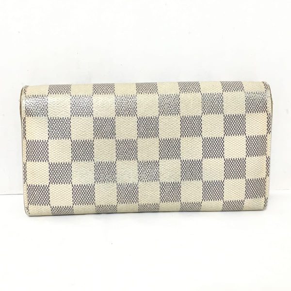 37341255 2 Louis Vuitton Portefeuille Sala Damier Canvas Long Wallet Azur