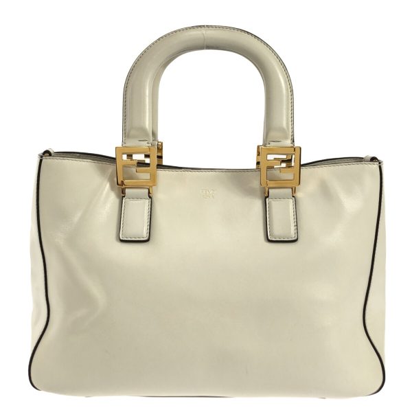 37347416 1 Fendi Tote Bag Leather White