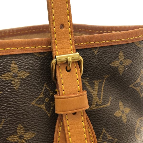 37350245 10 Louis Vuitton Petit Baguette Monogram Canvas Shoulder Bag Brown