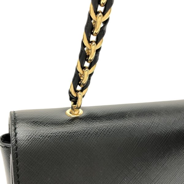 37356426 9 Salvatore Ferragamo Genie Vara Chain Shoulder Bag Black