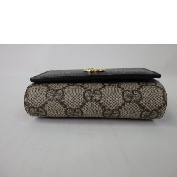 37357 4 Gucci GG Marmont Medium Wallet Black