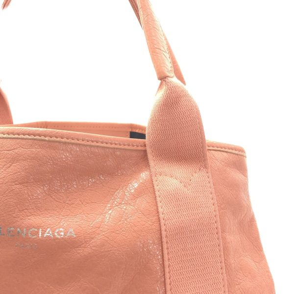 37357018 9 Balenciaga Navy Hippo S Leather Tote Bag Pink