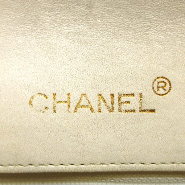 37364436 7 Chanel Single Flap Shoulder Bag Lambskin Ivory