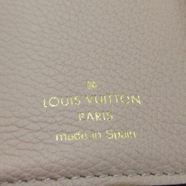 37365762 5 Louis Vuitton Portefeuille Lock Calf Leather Mini Trifold Wallet Greige