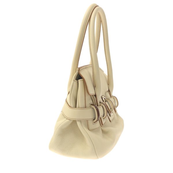 37385133 2 Salvatore Ferragamo Leather Handbag Ivory