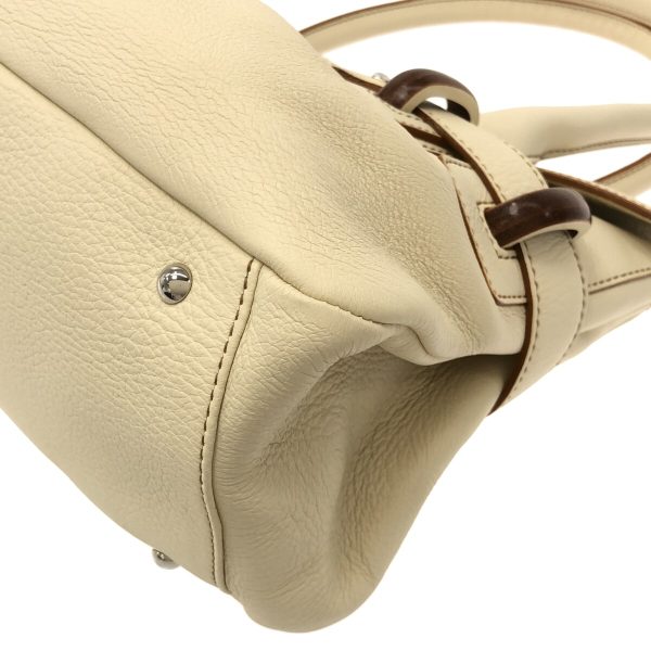 37385133 5 Salvatore Ferragamo Leather Handbag Ivory