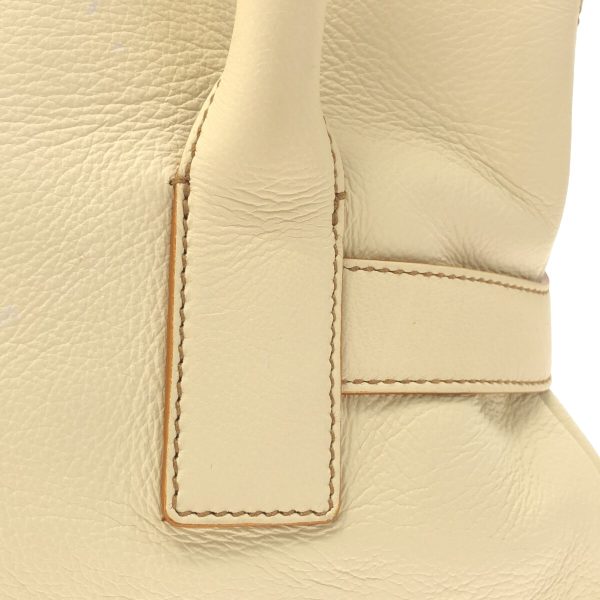 37385133 9 Salvatore Ferragamo Leather Handbag Ivory