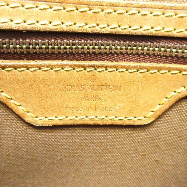 37388462 7 Louis Vuitton Gibessiere Monogram Canvas Leather Shoulder Bag Brown