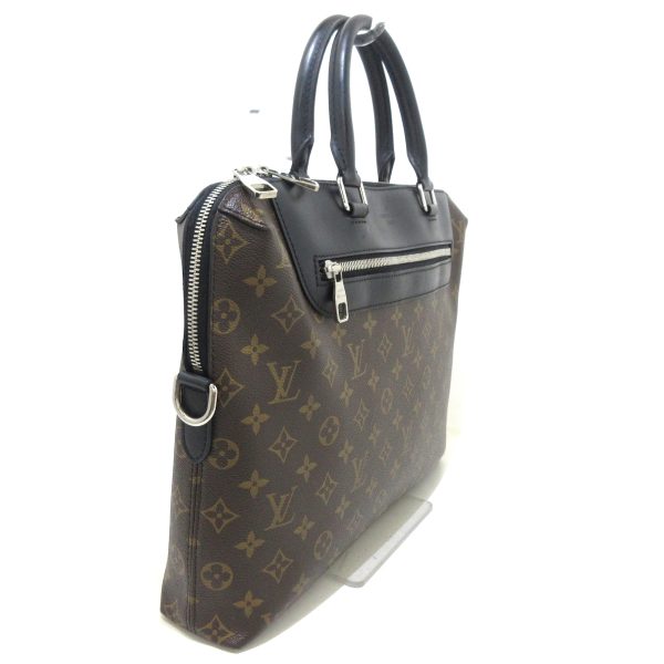 37391289 2 Louis Vuitton PDJNM Monogram Macassar Canvas Business Bag Brown